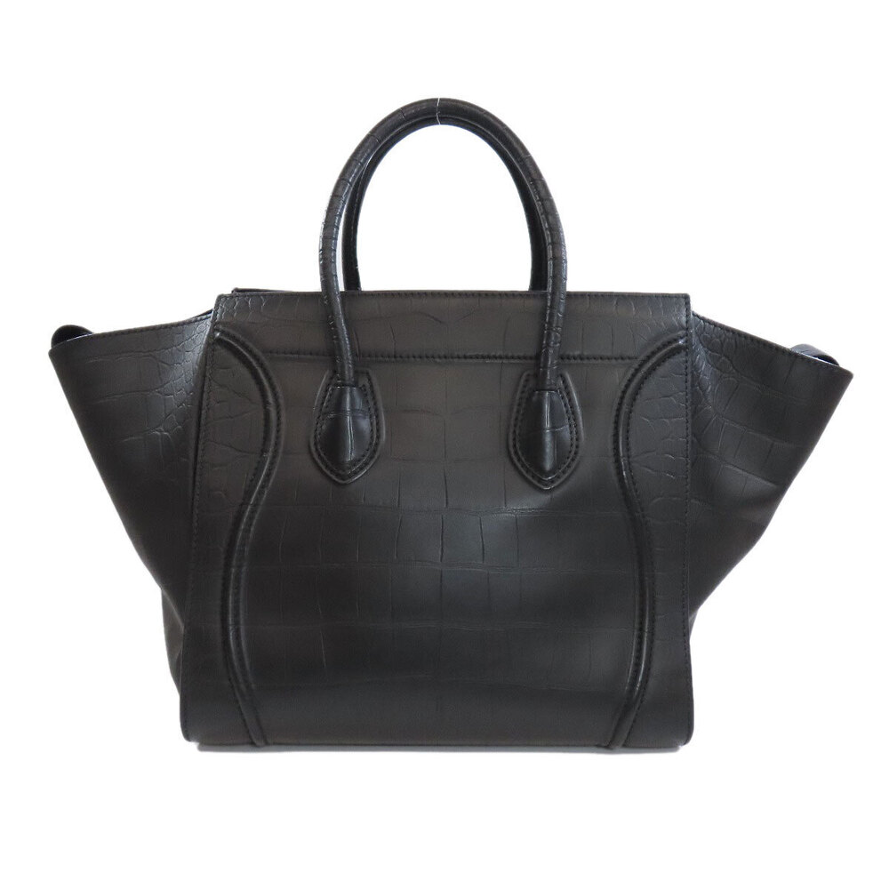 Celine Luggage Leather Phantom Bag Tote 2way Calfskin